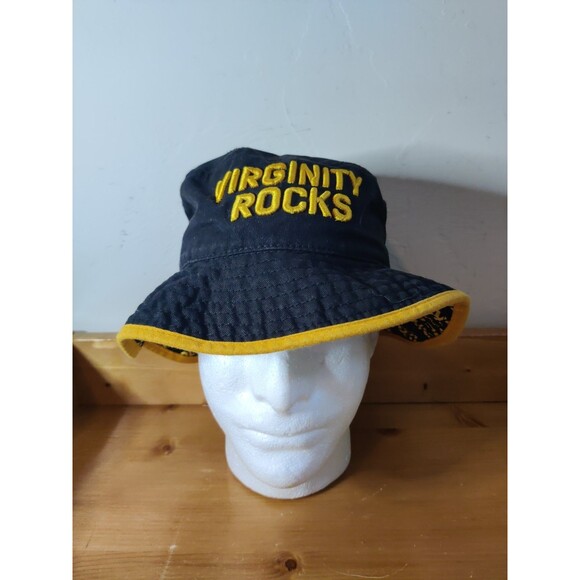 Virginity Rocks Danny Duncan Bucket Hat Cap Adult One Size Black Yellow Cotton - Picture 1 of 9